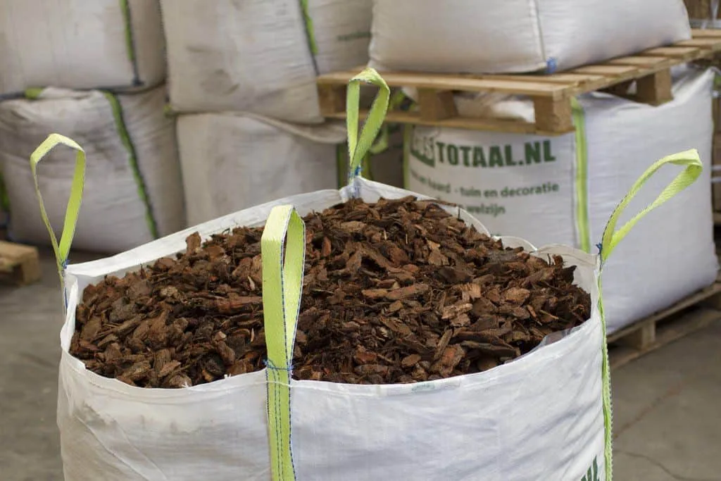 Franse boomschors big bag 2 kuub bovenzicht