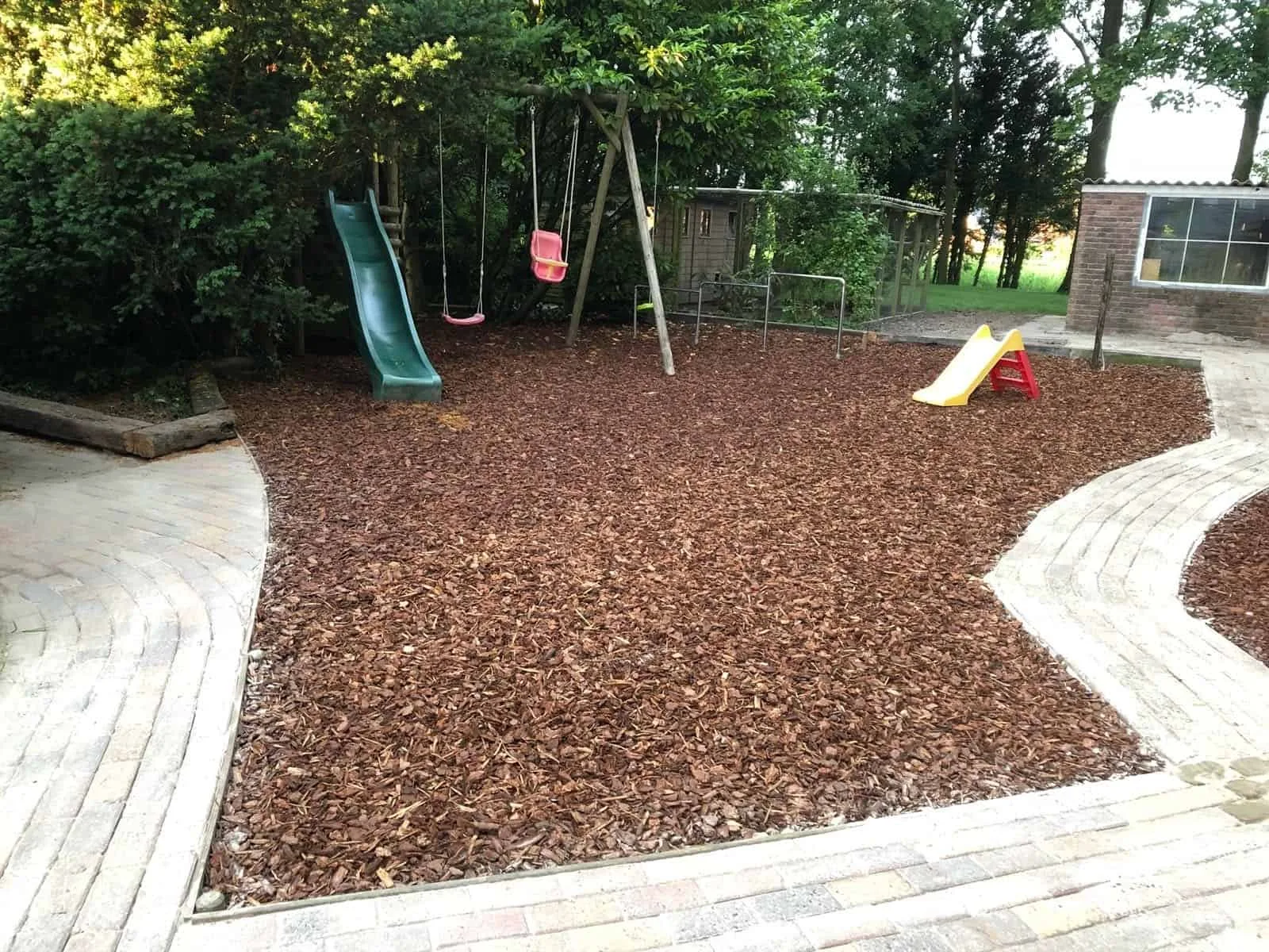 Franse Boomschors in tuin