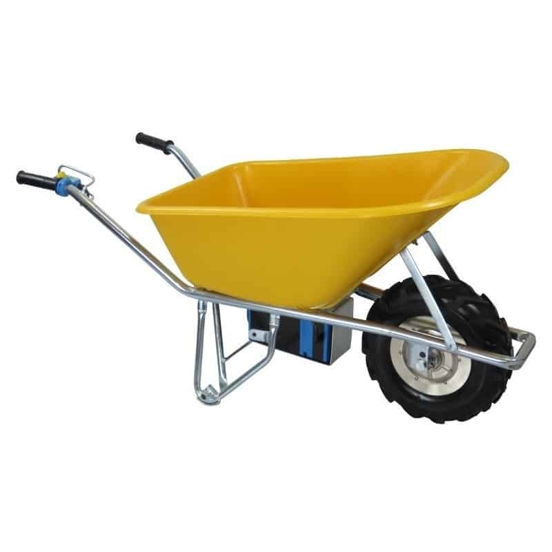 E-Powerbarrow Fort 100L HDPE geel, Li-ion accu