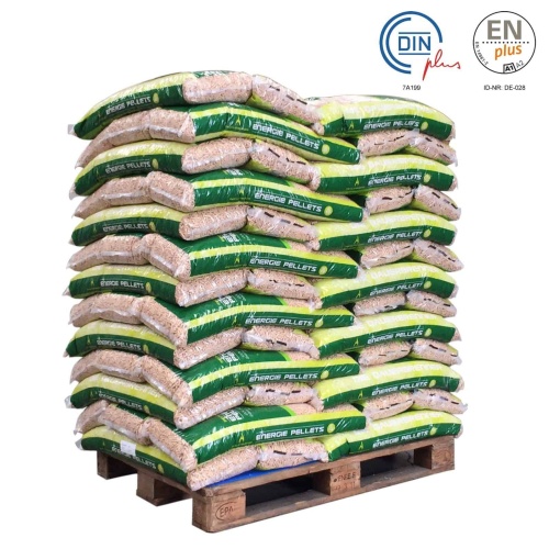 DIN+ Houtpellets pallet 65 zakken