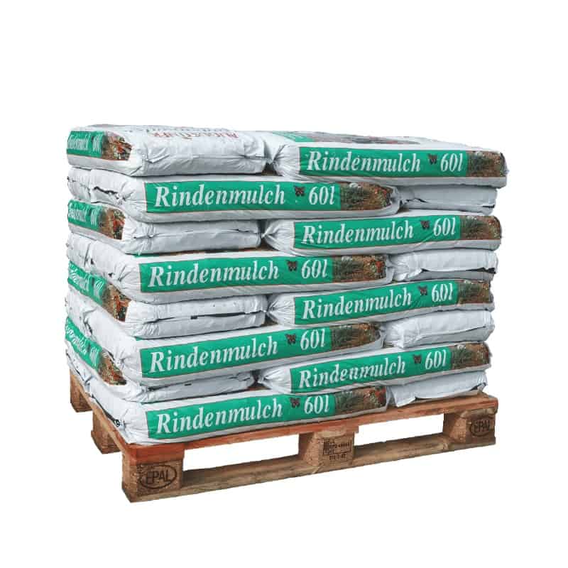 Augustiner rindenmulch halve pallet in zakken (boomschors)