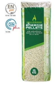 Een zak van 15Kg met Witte Mecklenburger Energy Pellets