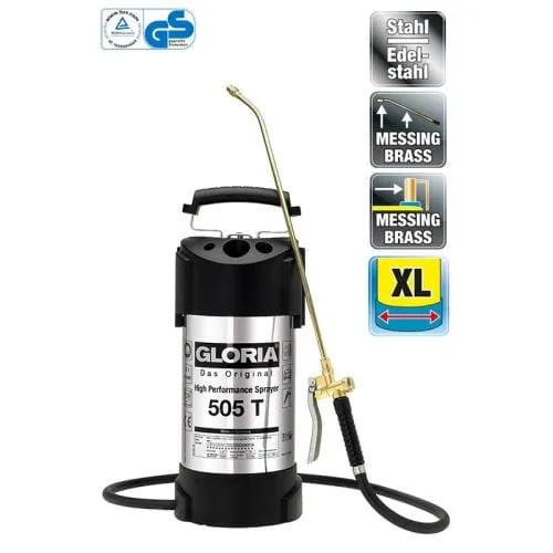 Drukspuit Gloria 505T RVS 5L