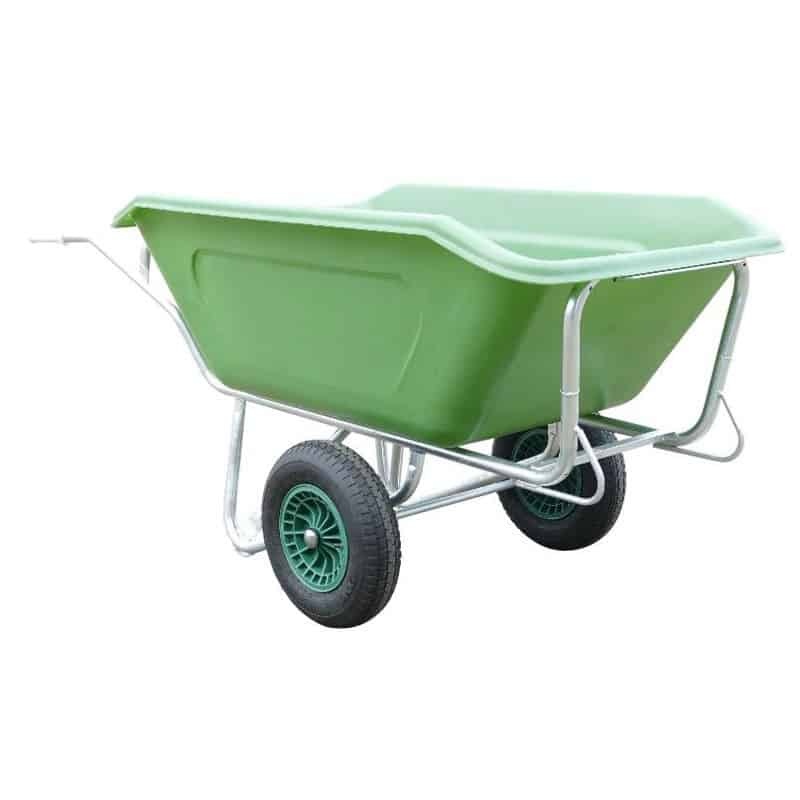 Kruiwagen Fort 350L Groen 2-wiel