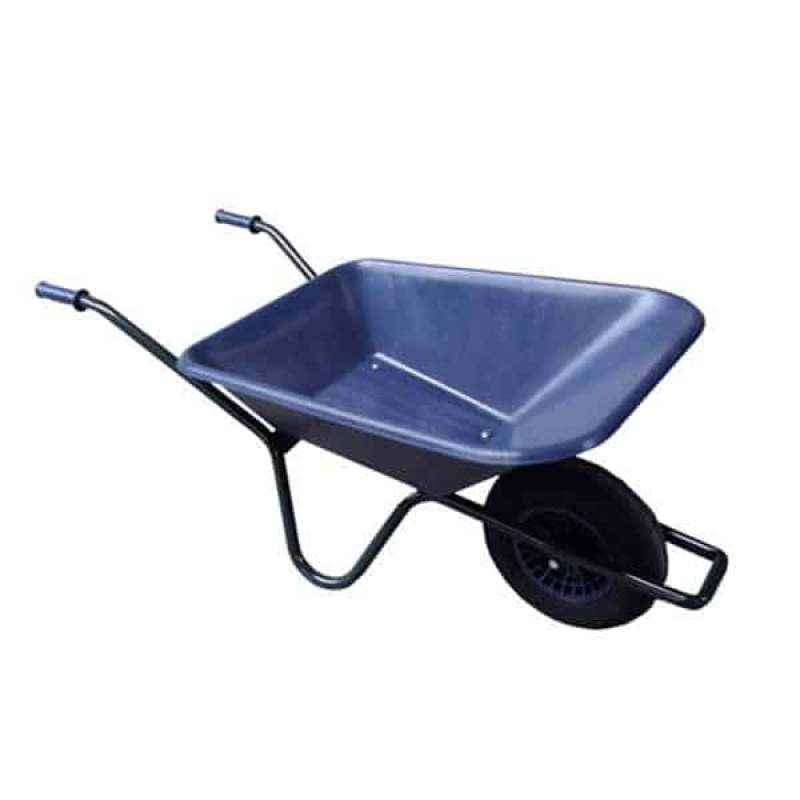Tuinkruiwagen PP bak 90L Blauw