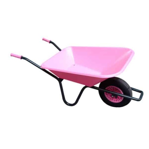 Tuinkruiwagen PP bak 90L Roze