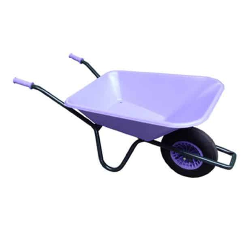 Tuinkruiwagen PP bak 90L Lavendel