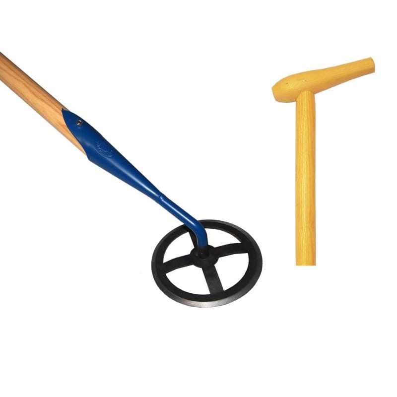 Volle maan schoffel open 14cm essen steel 170cm *deWit*