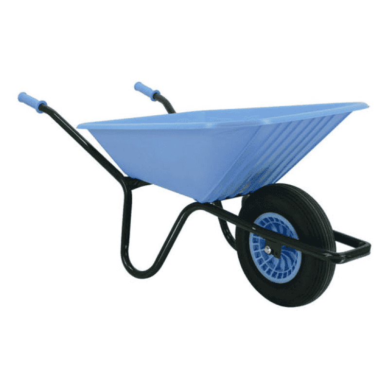 Tuinkruiwagen PP bak 90L Baby Blauw