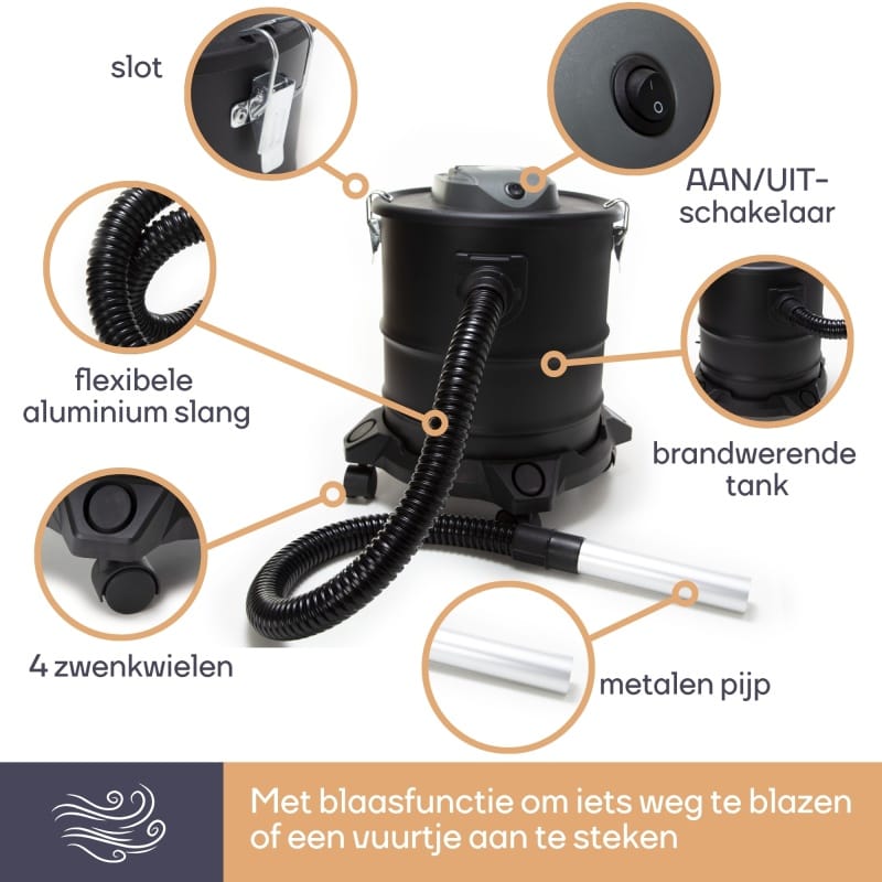 voordelen aszuiger PEREL TCA90201