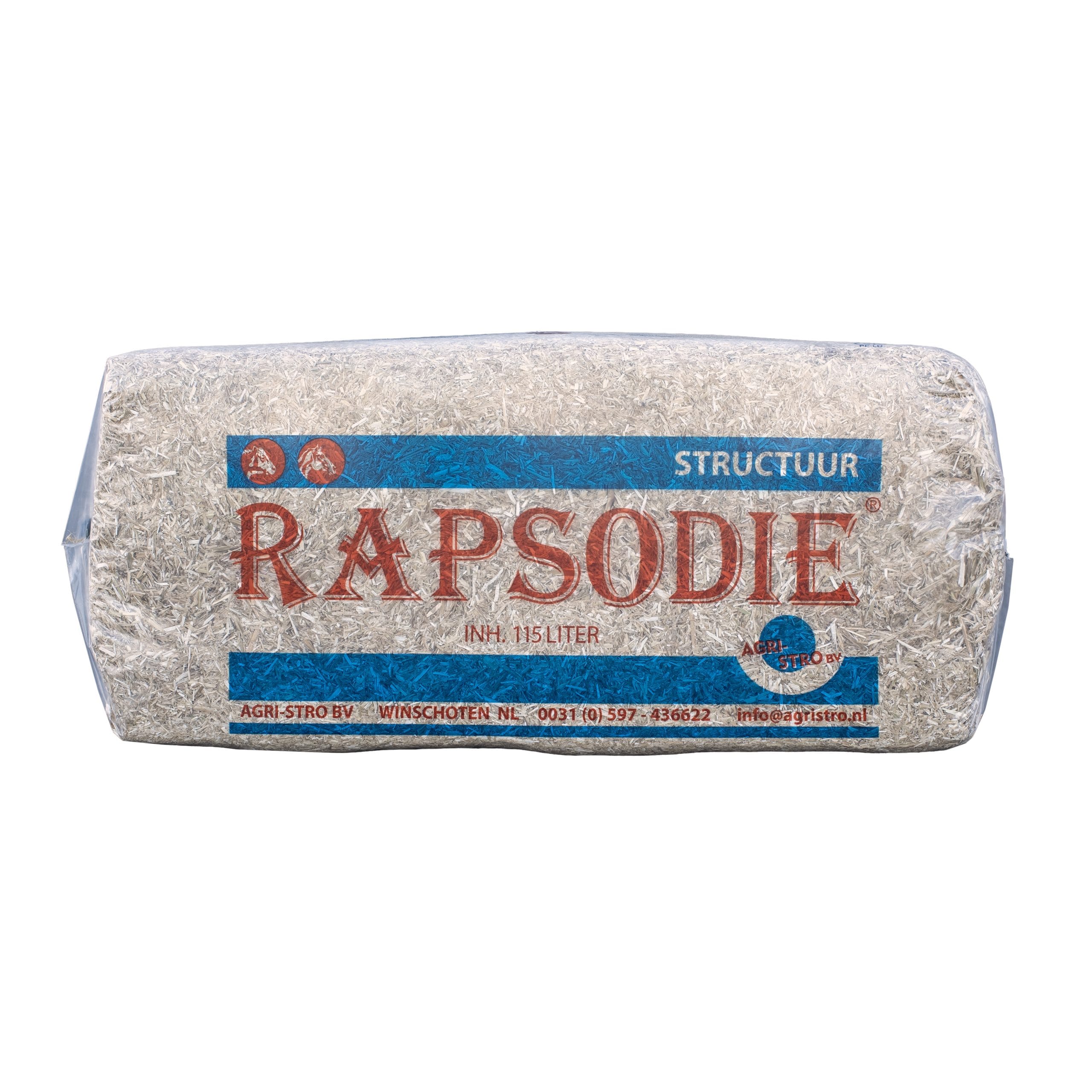Rapsodie Blauw - Gehakseld Koolzaadstro 20 kg - 15 balen - Afbeelding 2