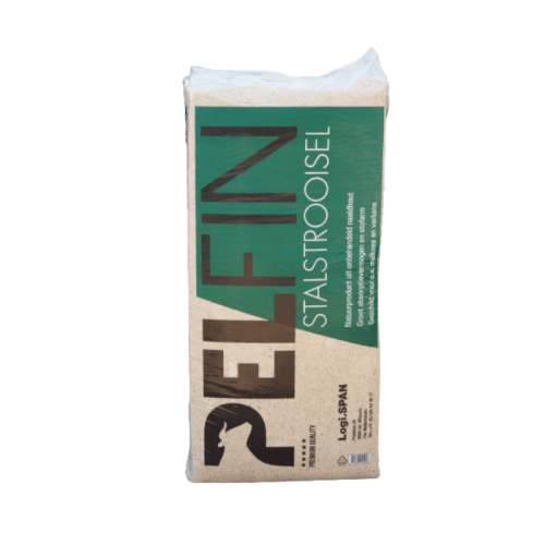 Vuren zaagsel 1e soort verpakt 18kg (Pelfin)